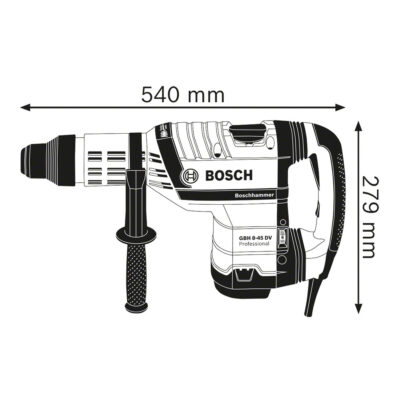 Bosch GBH 8-45 DV Borhammer med SDS max