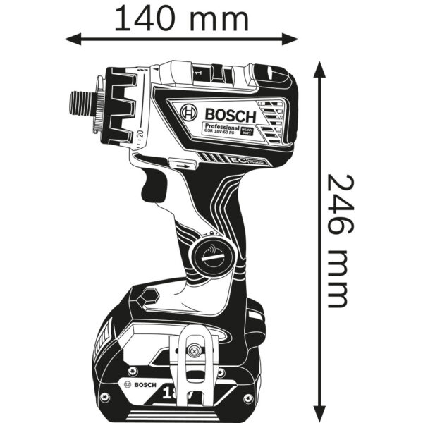 Bosch GSR 18V-60 FC Professional